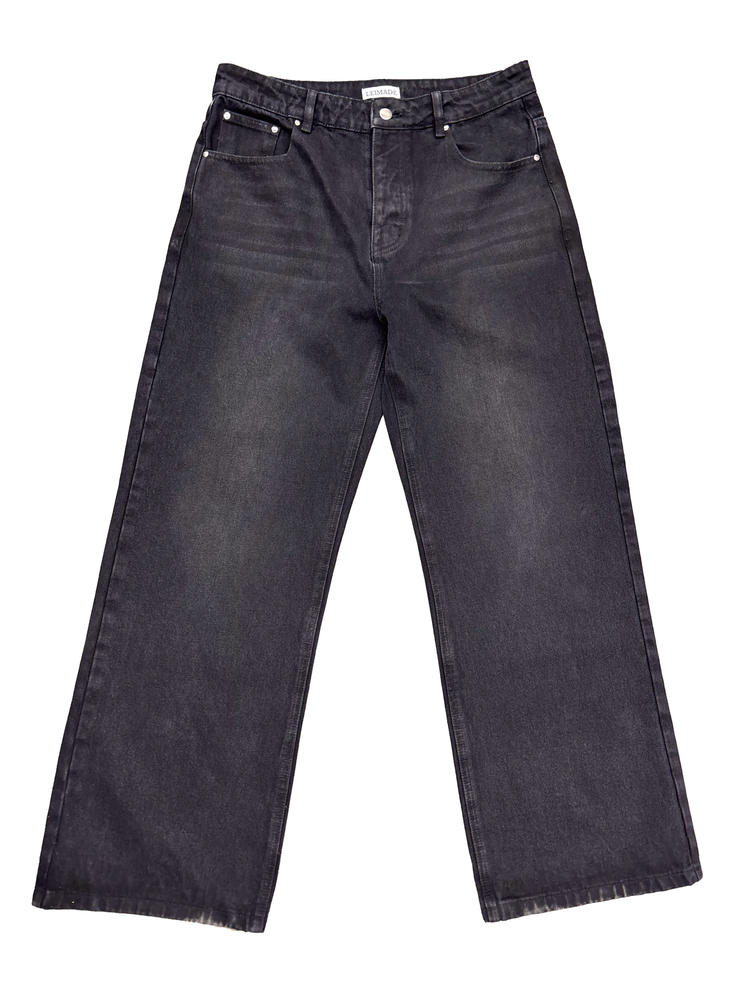 Washed Black Denim