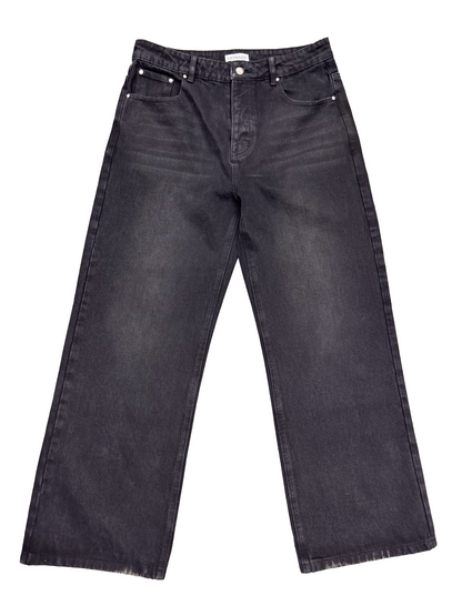 Washed Black Denim
