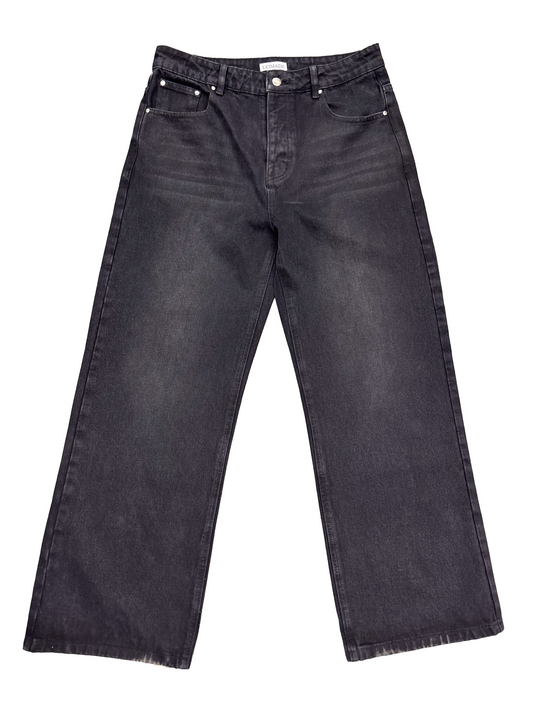 Washed Black Denim